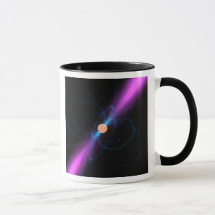 Illustration of a pulsar mug