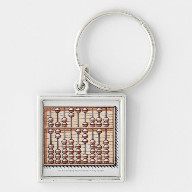 Illustration of abacus key ring (Front)
