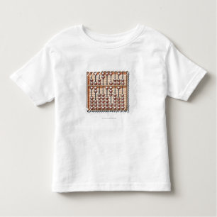 Illustration of abacus toddler T-Shirt