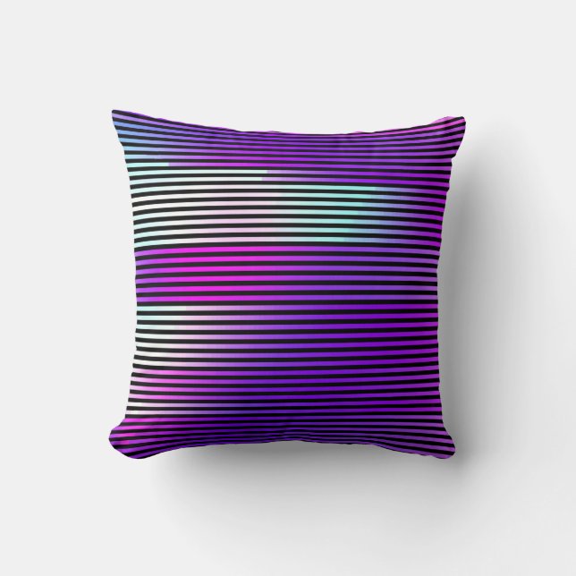  illustration of an abstract glitch background. Cy Cushion (Front)