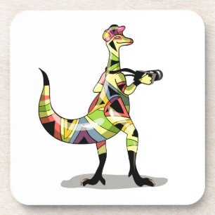 Illustration Of An Iguanodon Photographer. Coaster