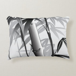 Illustration of an Oriental style painting Decorative Cushion