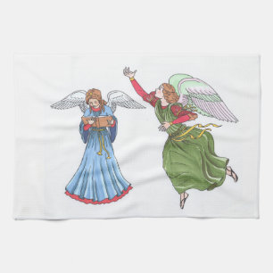 Illustration of Angels Tea Towel