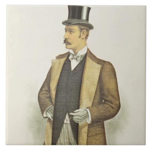 Illustration of British Costume, pub. by the John Ceramic Tile (Front)
