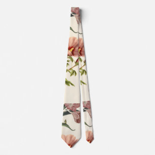 Illustration of colourful flowers  tie