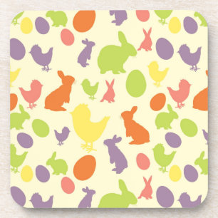 Illustration of Easter background Coaster
