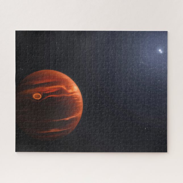 Illustration Of Exoplanet Vhs 1256 B And Its Stars Jigsaw Puzzle (Horizontal)