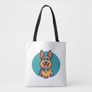 illustration of German shepherd Classic T-Shirt (1 Tote Bag