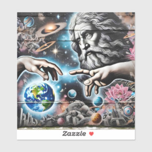  illustration of god creating the universe