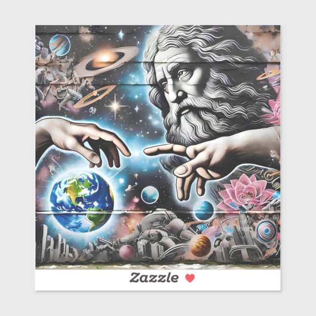  illustration of god creating the universe (Sheet)