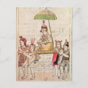 Illustration of Huascar Inca Postcard