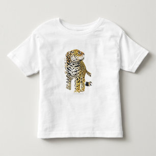 Illustration of Jaguar with head in profile Toddler T-Shirt