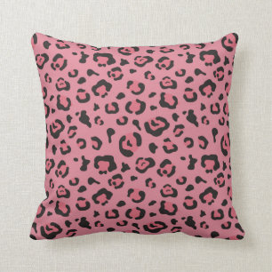 Illustration of Leopard Pink Animal Cushion
