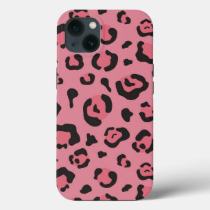 Illustration of Leopard Pink Animal iPhone 13 Case
