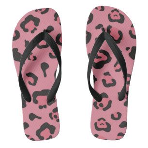 Illustration of Leopard Pink Animal Thongs