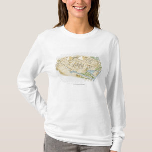 Illustration of Pyramids of Giza T-Shirt