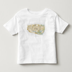 Illustration of Pyramids of Giza Toddler T-Shirt