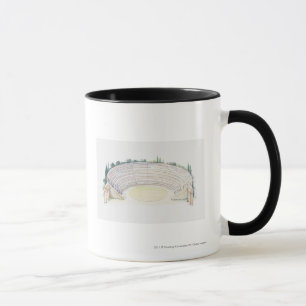 Illustration of Roman amphitheatre Mug