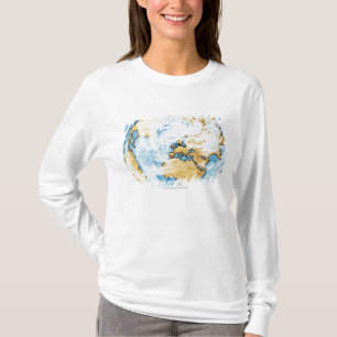Illustration of satellite orbiting the Earth T-Shirt