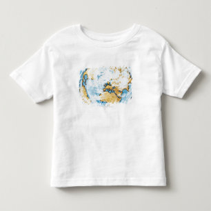 Illustration of satellite orbiting the Earth Toddler T-Shirt