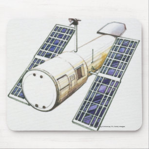 Illustration of satellite used for detecting mouse pad