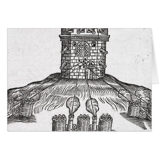 Illustration of siege warfare (Front Horizontal)