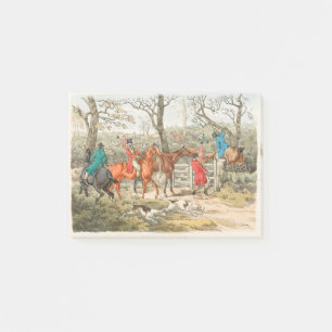 Illustration of sportsmen Sporting Sketches Post-it Notes