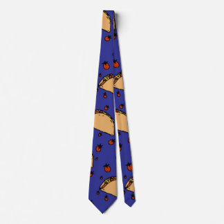Illustration of tacos tie