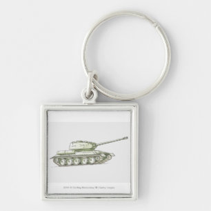 Illustration of tank key ring
