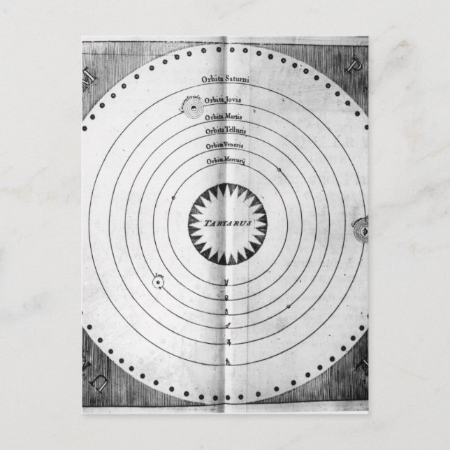 Illustration of the Cosmos Postcard (Front)