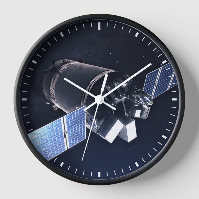 Illustration Of The Dragon Xl Spacecraft. Clock (Front)