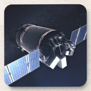 Illustration Of The Dragon Xl Spacecraft. Coaster