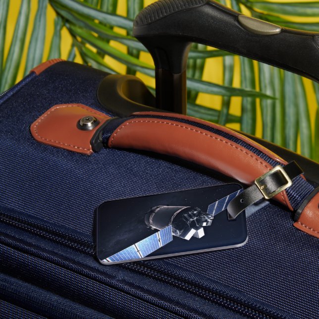 Illustration Of The Dragon Xl Spacecraft. Luggage Tag (Front Insitu 3)