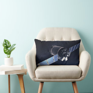 Illustration Of The Dragon Xl Spacecraft. Lumbar Cushion