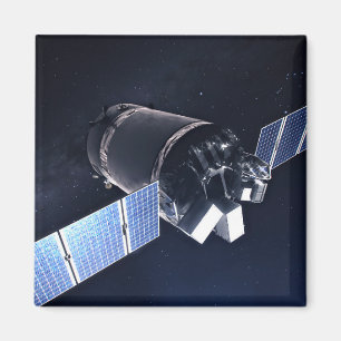 Illustration Of The Dragon Xl Spacecraft. Magnet