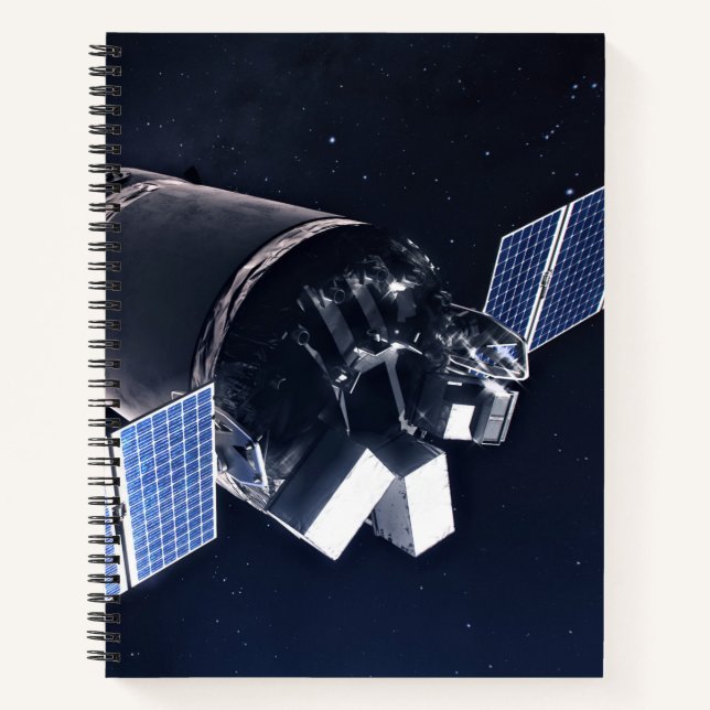 Illustration Of The Dragon Xl Spacecraft. Notebook (Front)