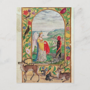 Illustration of the fourth parable postcard