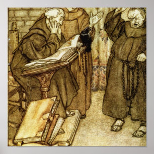 Illustration of 'The Jackdaw of Rheims' Poster