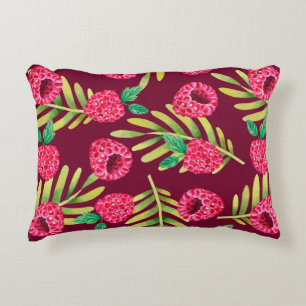 Illustration of watercolor hand drawn pattern with decorative cushion
