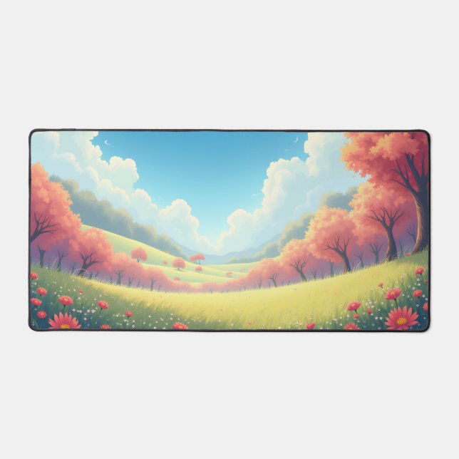 illustration on a Desk Mat (Front)