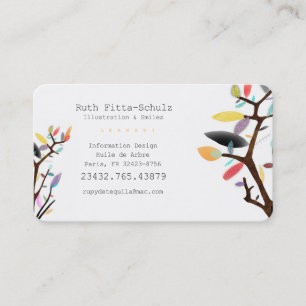Illustration & Poetry Services Appointment Card