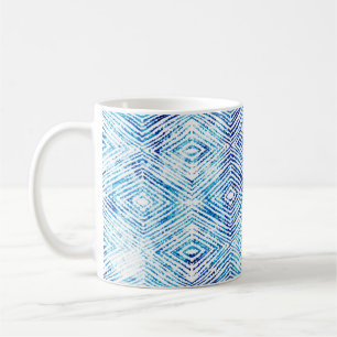 Illustration seamless boho geometric pattern isola coffee mug