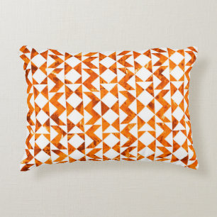 Illustration seamless boho geometric pattern isola decorative cushion
