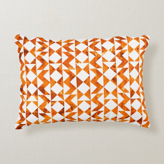 Illustration seamless boho geometric pattern isola decorative cushion (Front)