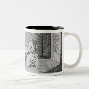 Illustration to Sheet Music by Joseph Haydn Two-Tone Coffee Mug