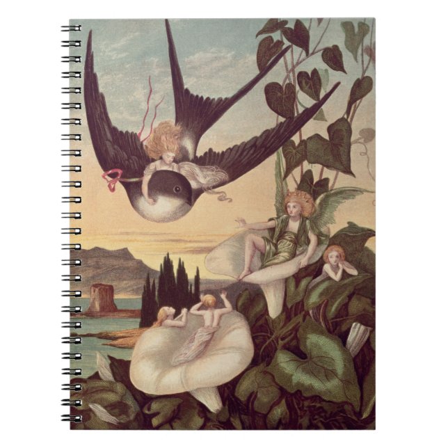 Illustration to 'Thumbkinetta', by Hans Christian Notebook (Front)