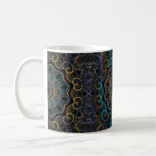 illustration vintage background. Mandala. Indian d Coffee Mug