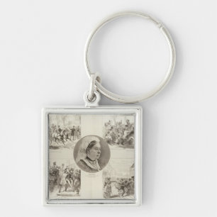 Illustrations of Attacks on Queen Victoria Key Ring