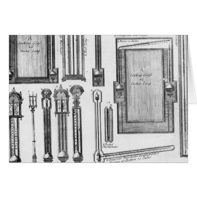 Illustrations of barometers and looking (Front Horizontal)