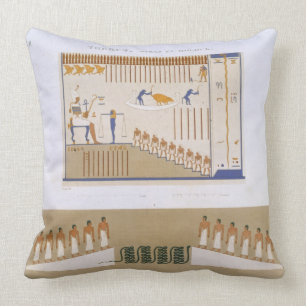 Illustrations of frescos from Byban el Molouk, The Cushion